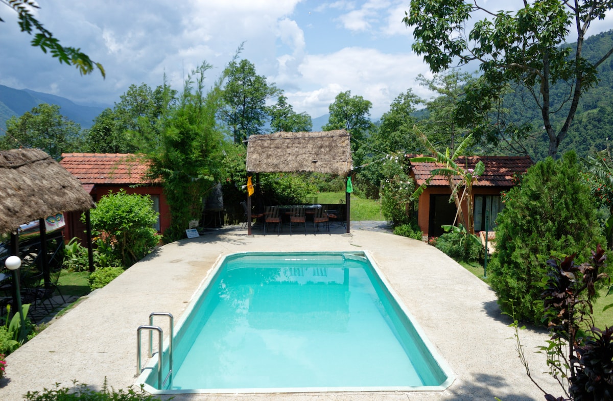 Room with Private Garden Surrounded by Nature