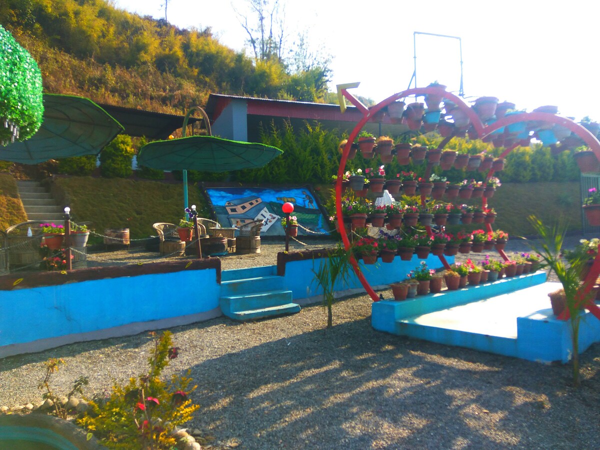 Charming bedroom with perfect view