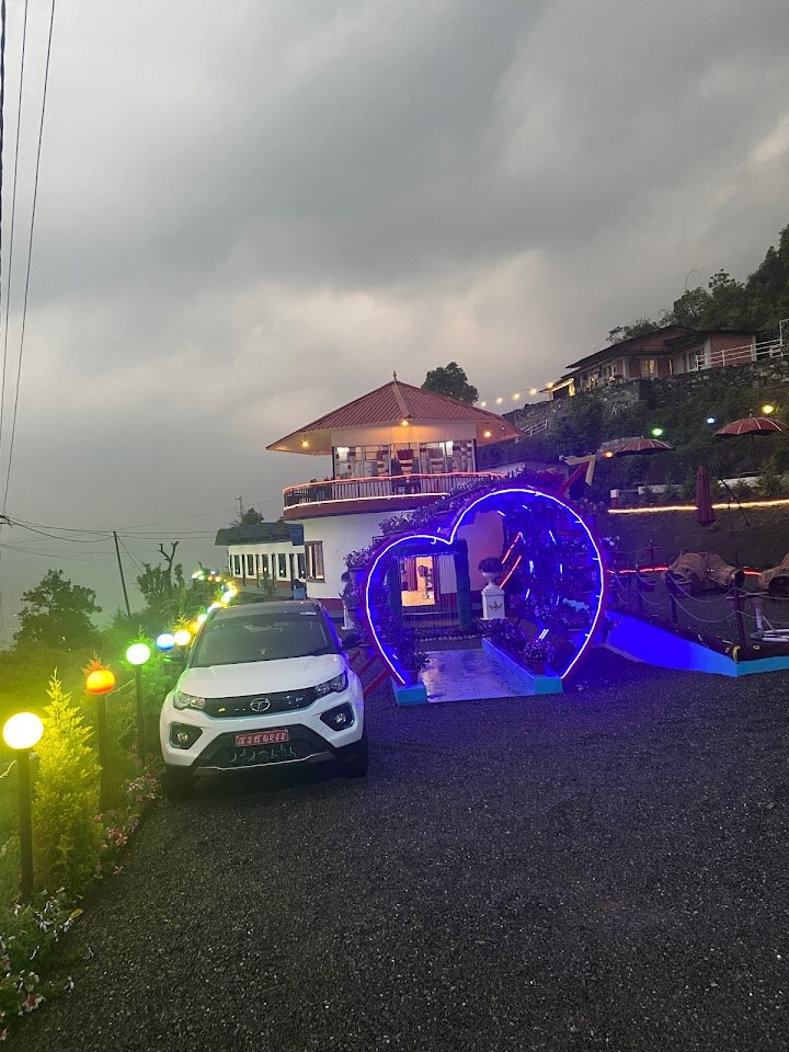 Charming bedroom with perfect view — photo