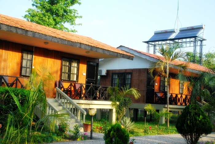 A Resort in Nepal with pool and restaurent