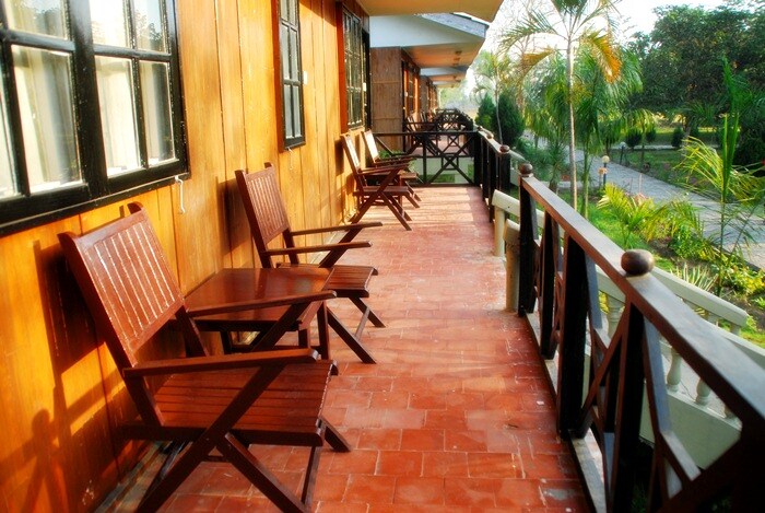 A Resort in Nepal with pool and restaurent — photo