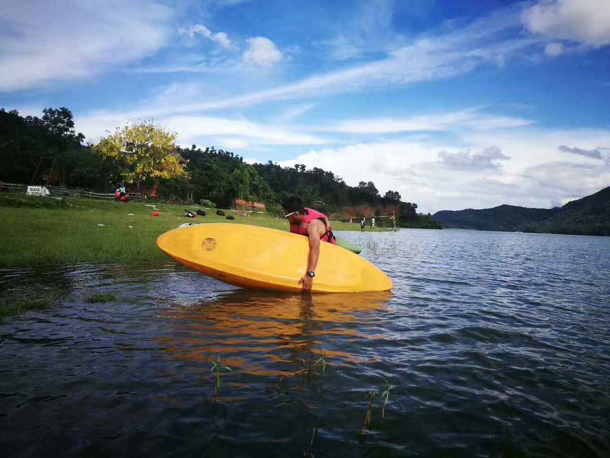 Pokhara lake view garden loft cottage — photo