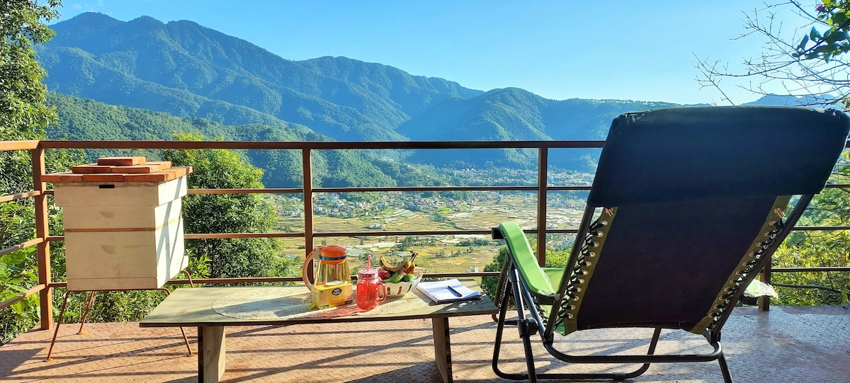 Hilltop Earthbag Sanctuary Near Kathmandu