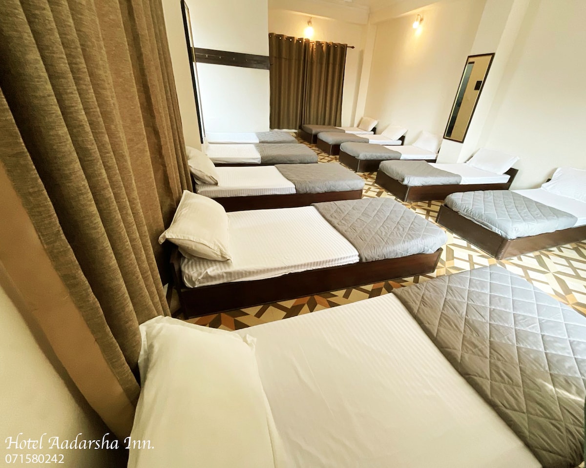 Dormitory room at Hotel Aadarsha