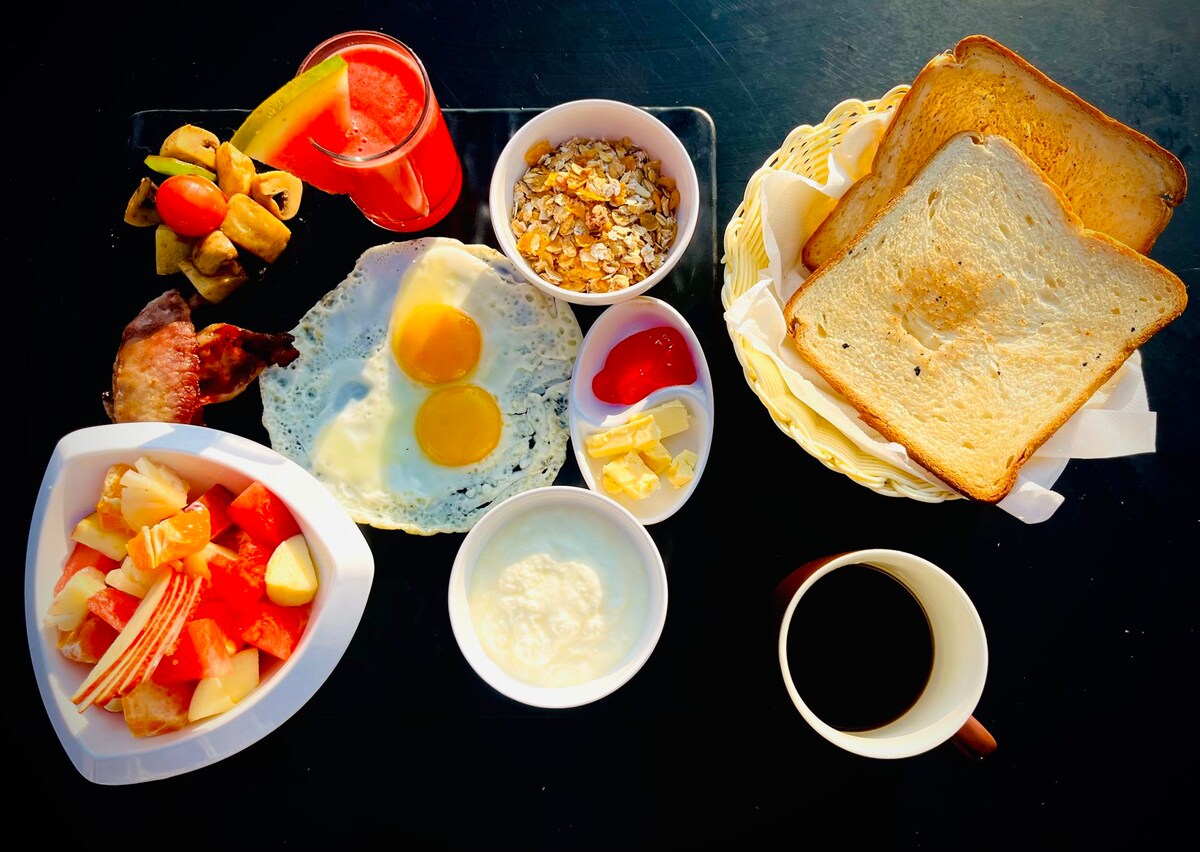 360 ° Pokhara view of Cottage in Valley — photo