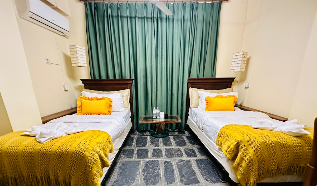 Hotel Darwin near thamel twin room  rooftop garden