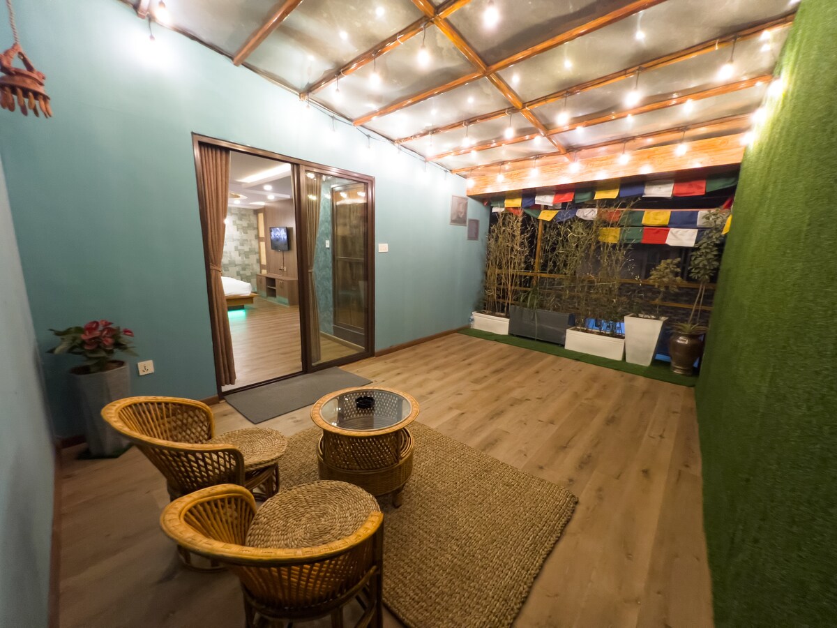 Explore Boudha stupa from Satori Apartment — photo