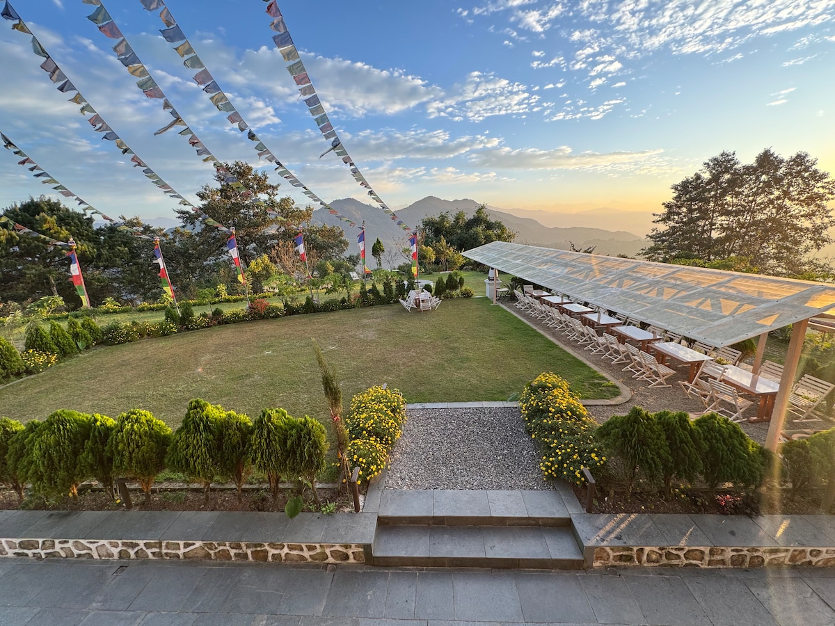 B&B Room with panoramic Mountain View in Kathmandu — photo