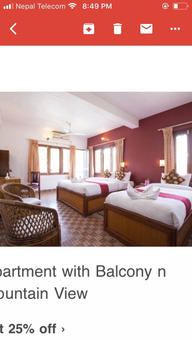 Apartment with Mountain View — photo