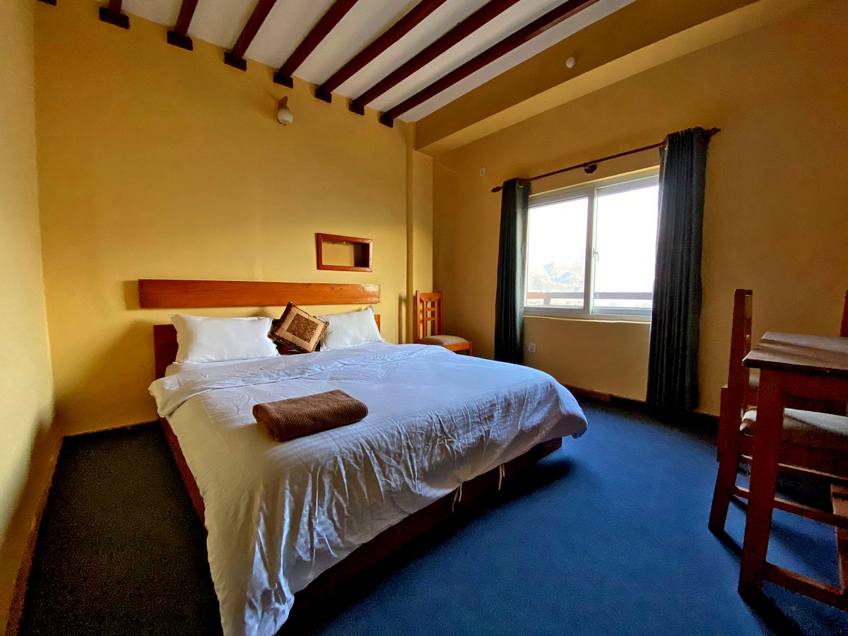 room in Pokhara Lamagaon mountain, valley, forest