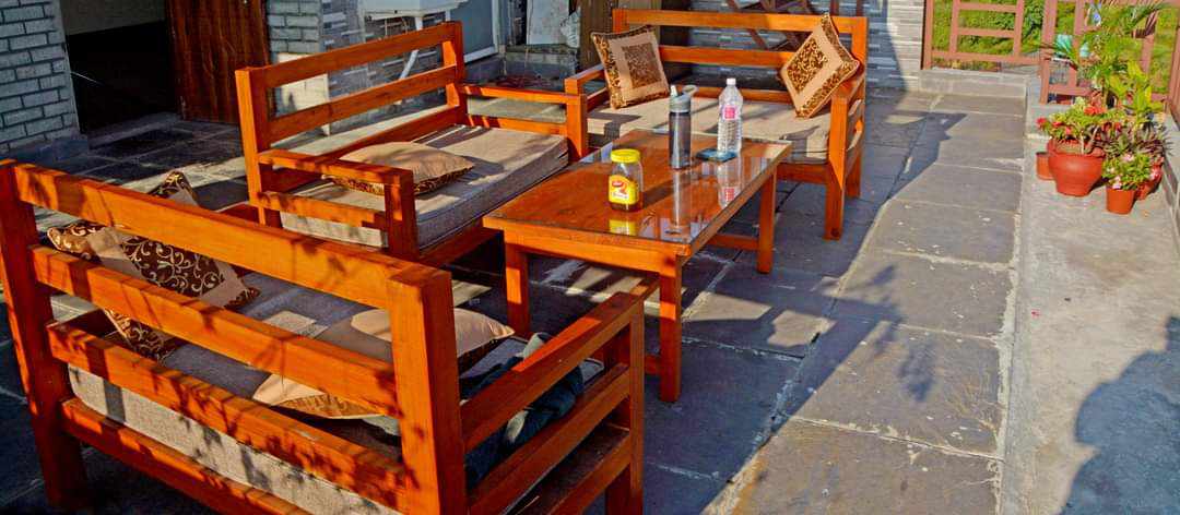 room in Pokhara Lamagaon mountain, valley, forest — photo