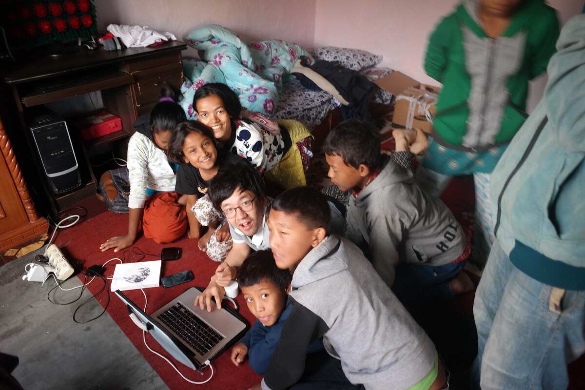 Home stay with lovely children — photo