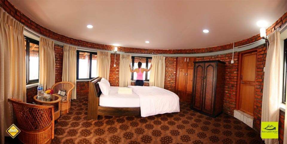 360 view ; mountain ,lake view and paradise nature — photo