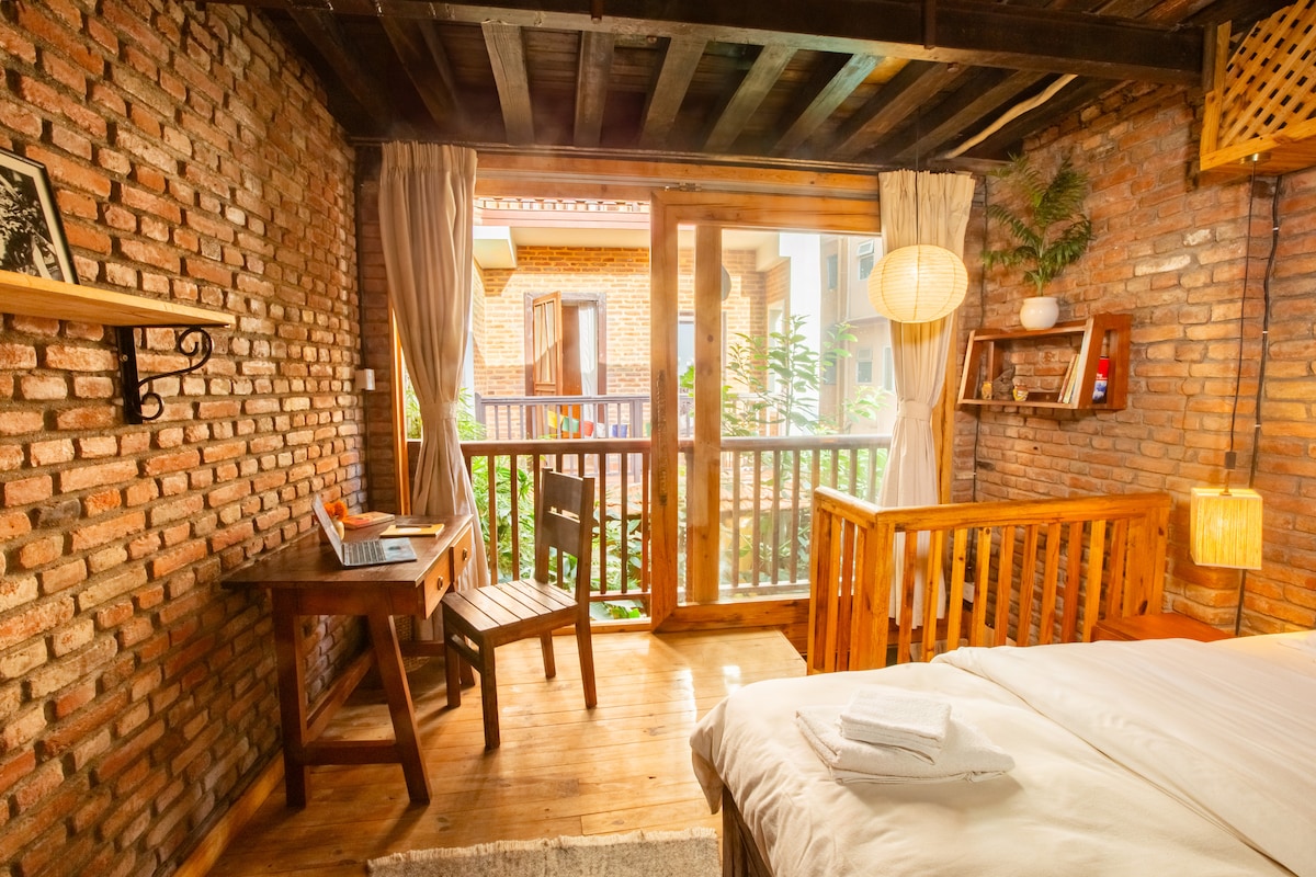 Newari Unit, built with up cycled materials