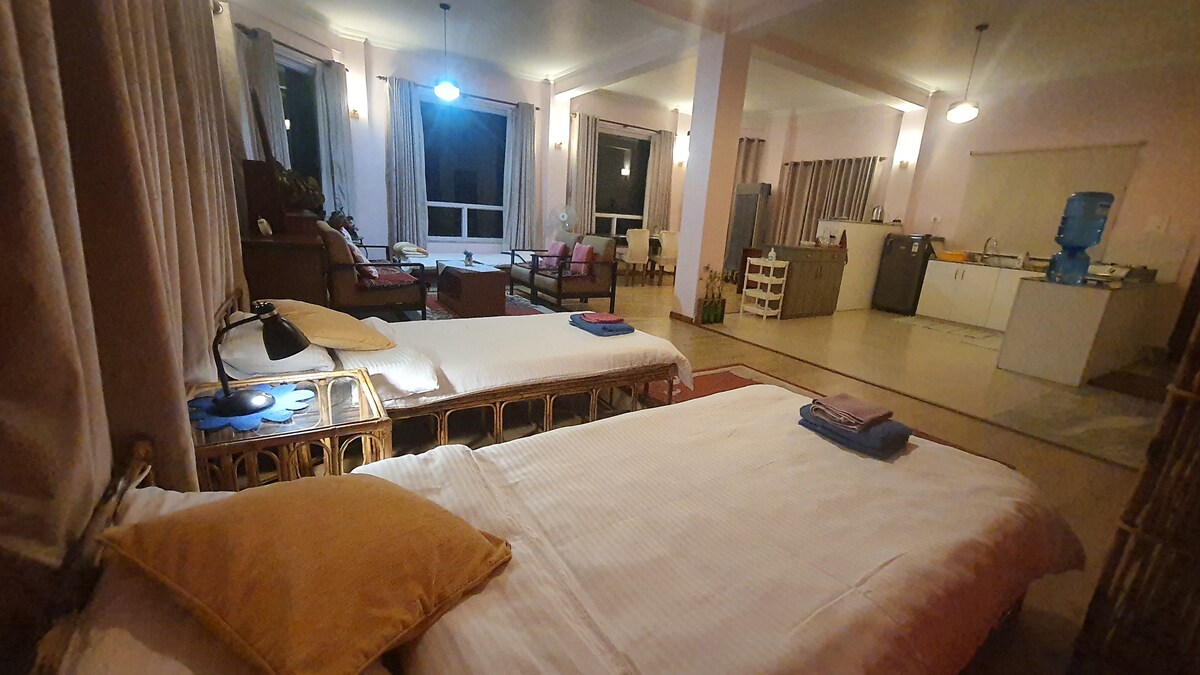 Sunny studio basement apartment with garden/ patio — photo