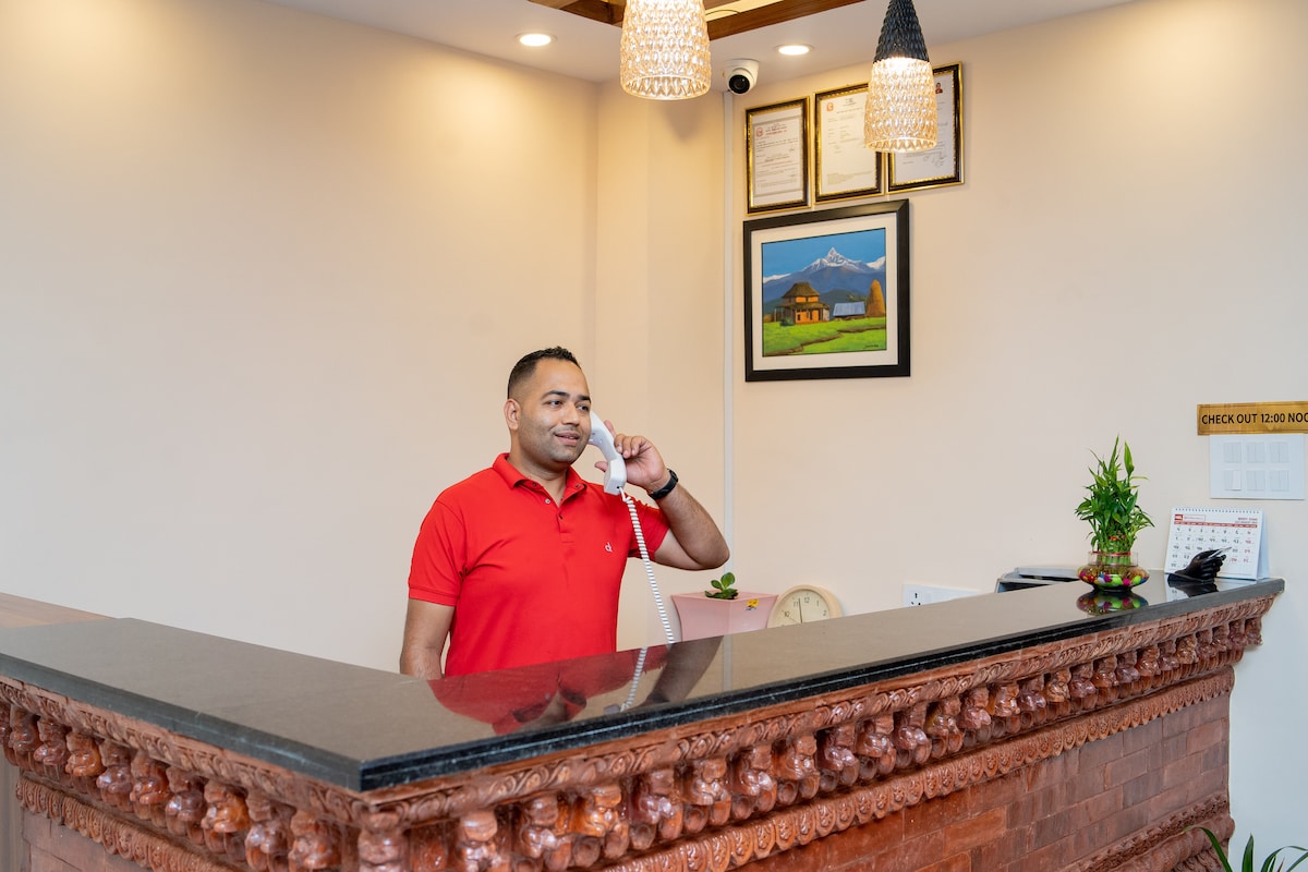 Single Room in Kathmandu Madhuban Hotel — photo