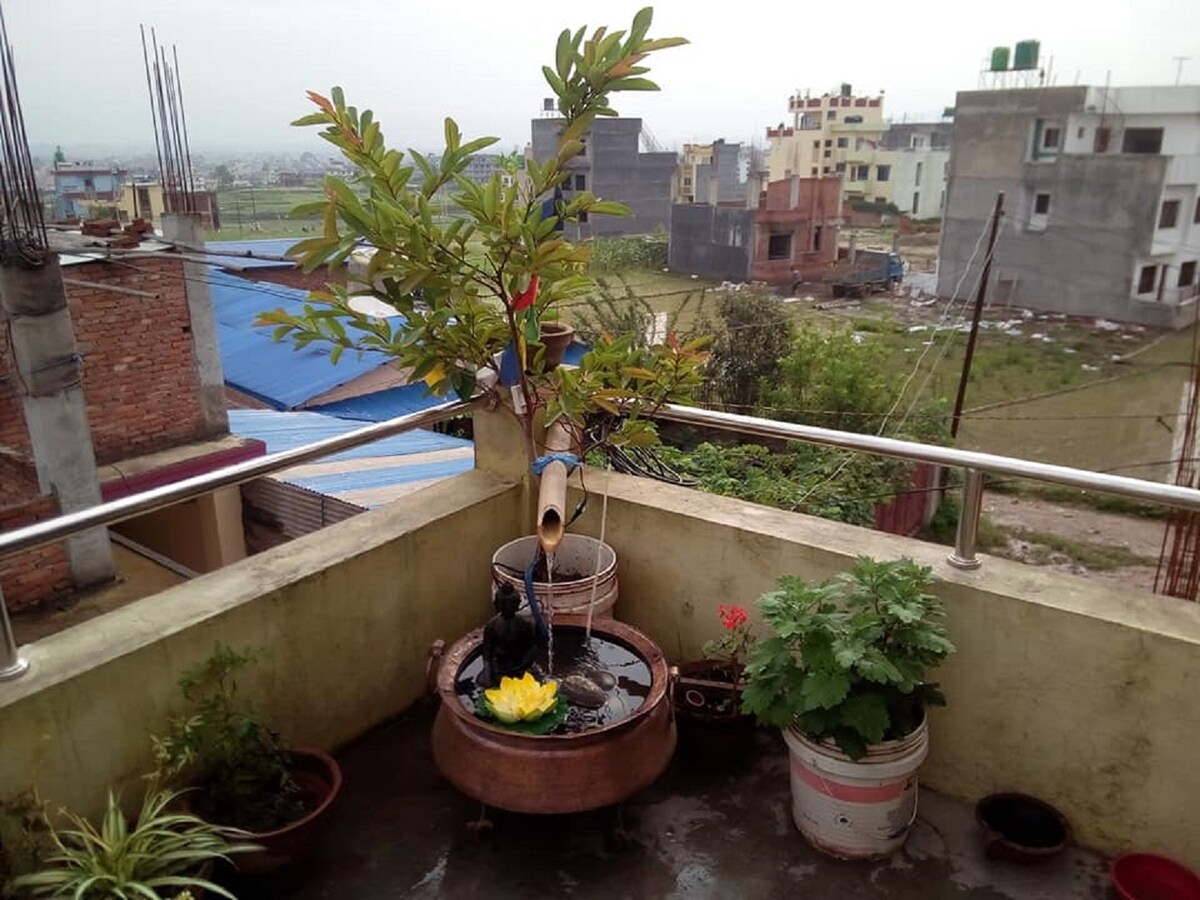 Kathmandu valley view room private single - double — photo