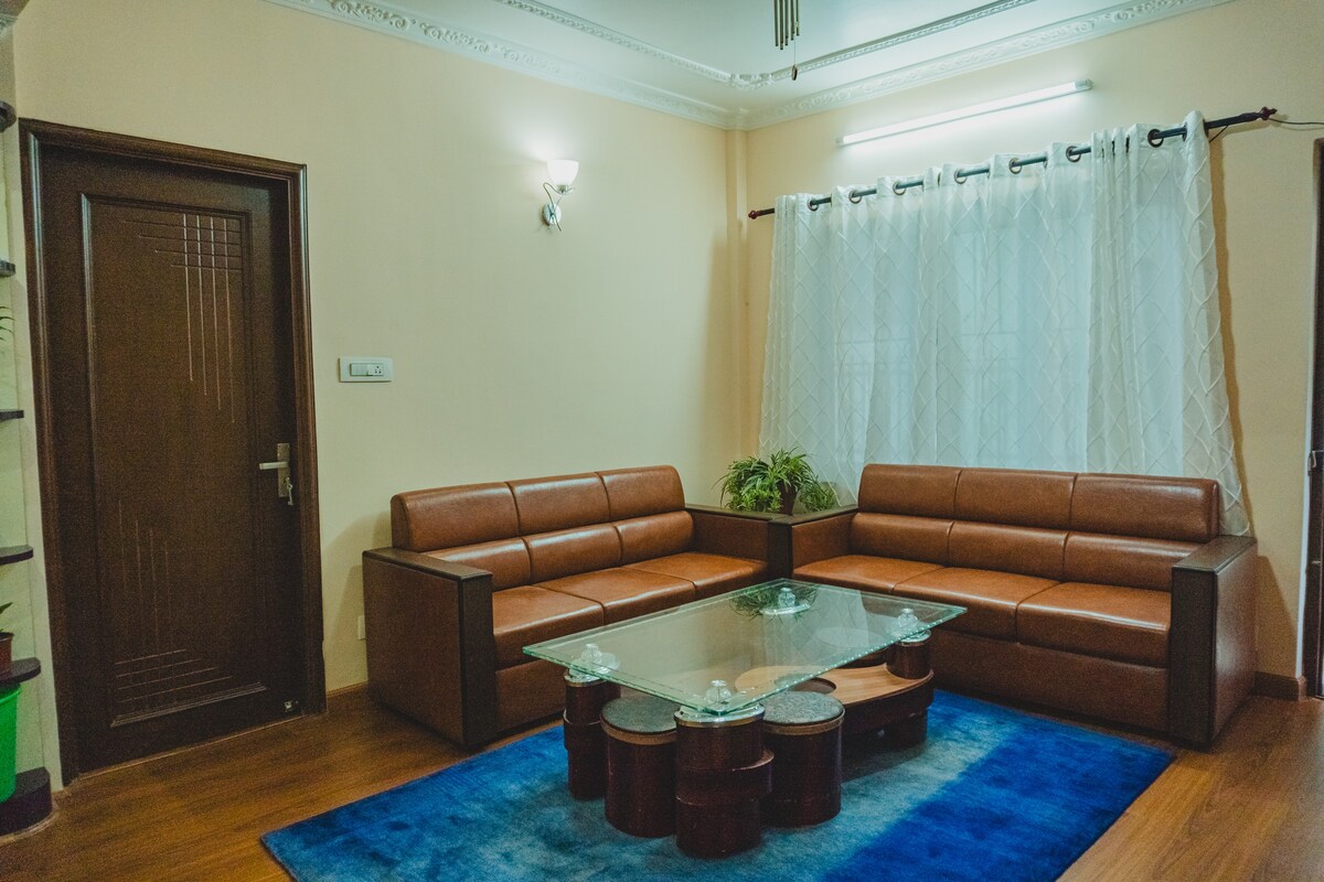 Cozy modern retreat.