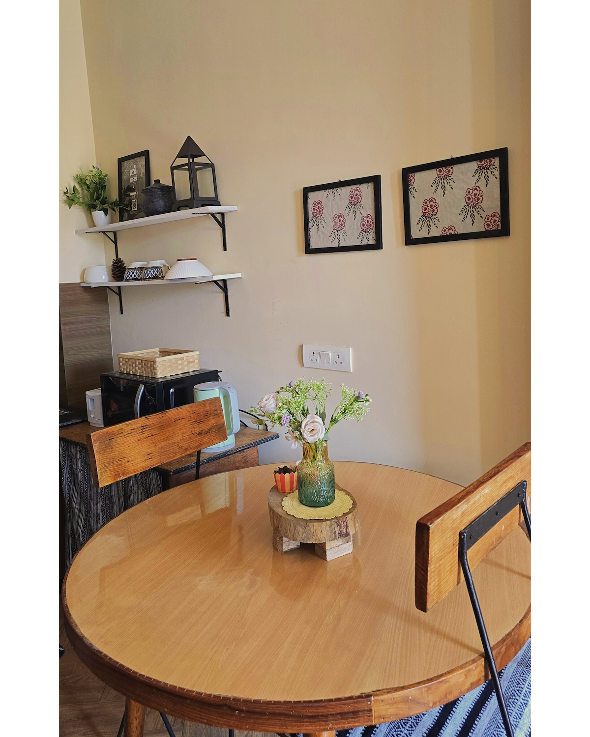 Chalet Style Studio BHK | City View Balcony & A/C