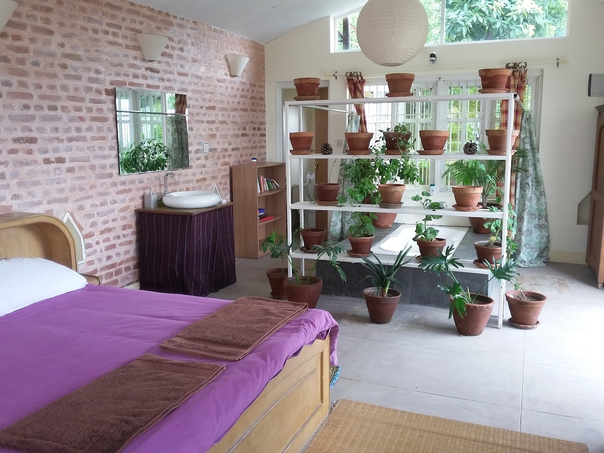 Gagan's cottage with view on the valley