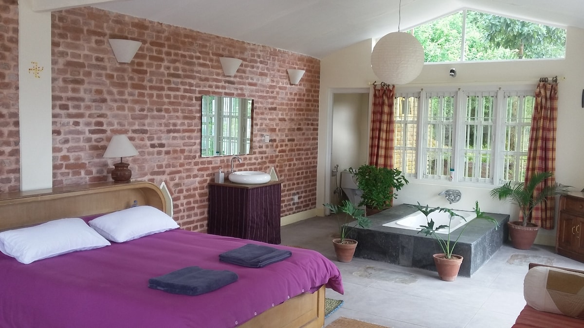 Gagan's cottage with view on the valley — photo