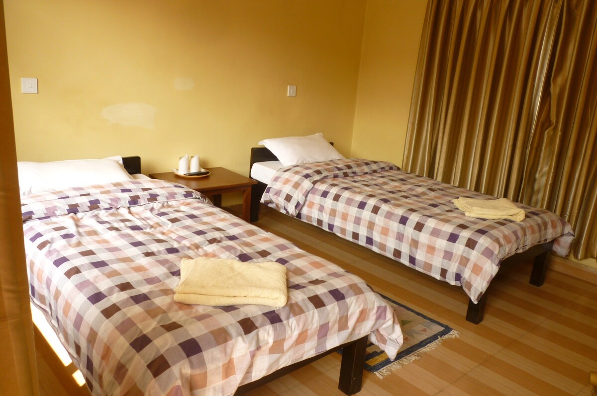 Double Bed (twin bed) Room.