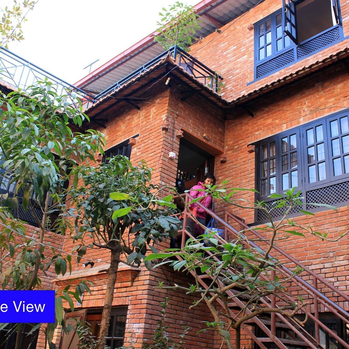 Semi Nepali Traditional Home — photo