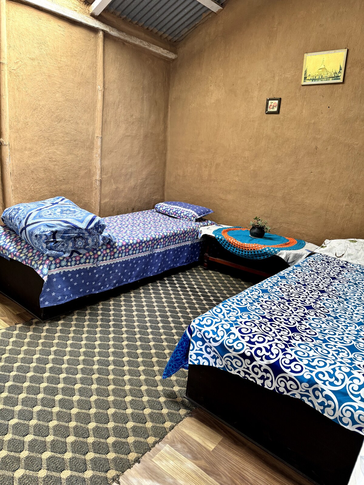 Eco-Friendly Mud House – Twin Room