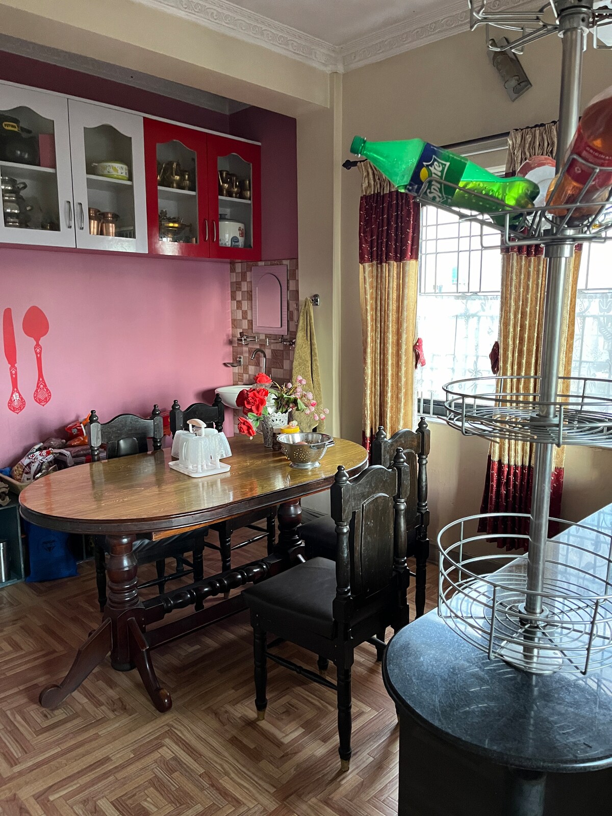 Coffee bread jam&butter omlet