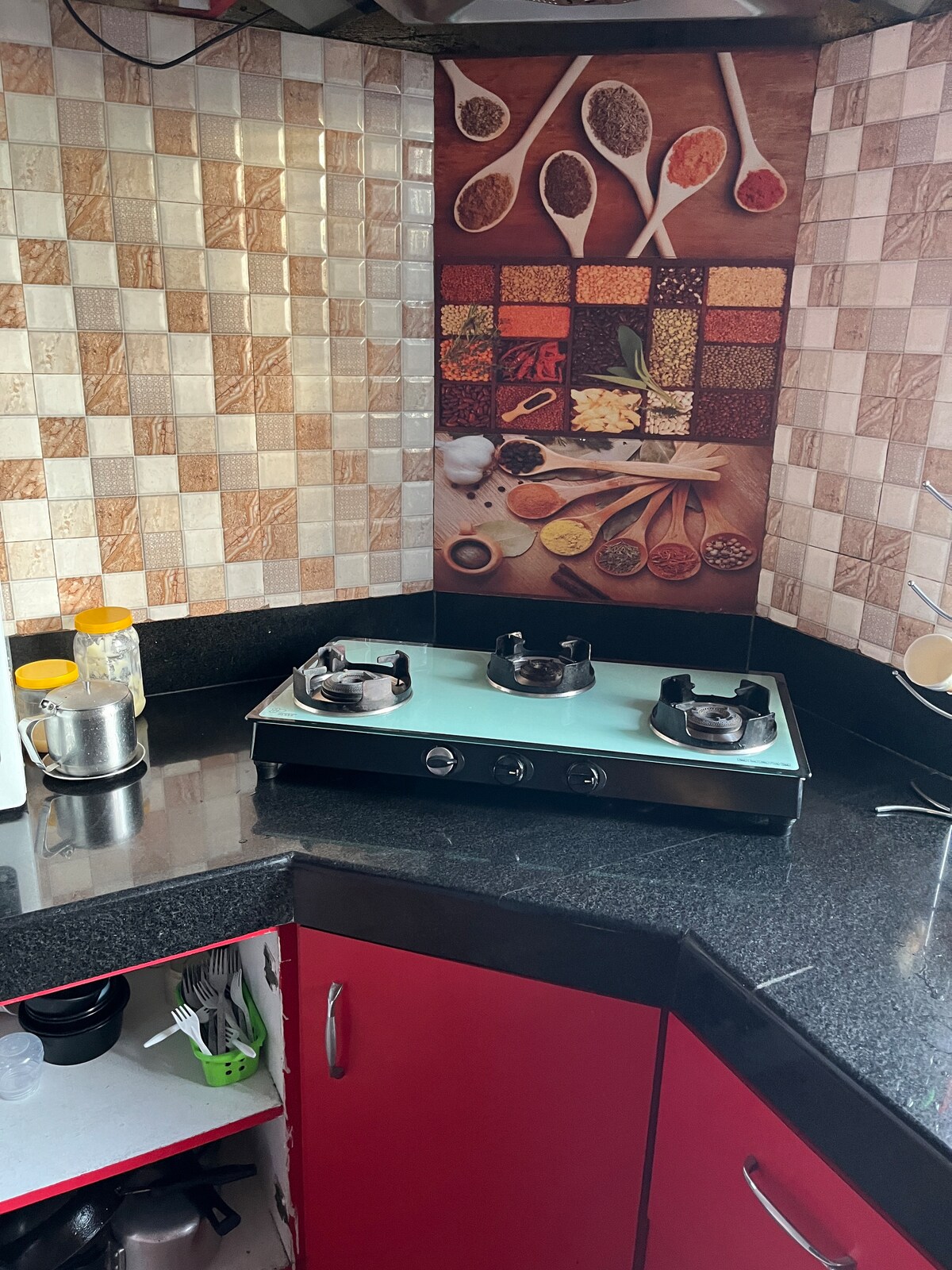 Coffee bread jam&butter omlet — photo