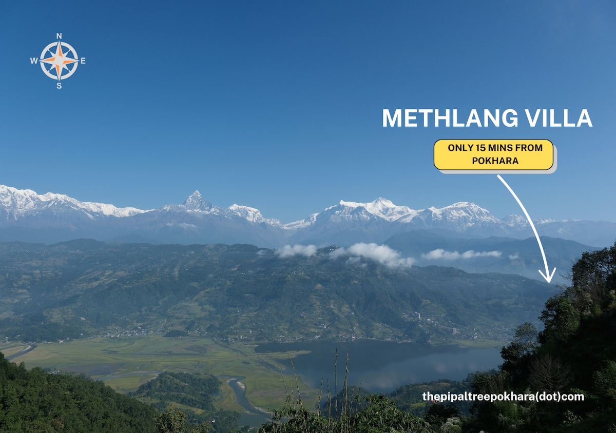 Hilltop Private Pool Villa, Mountain & City Views — photo