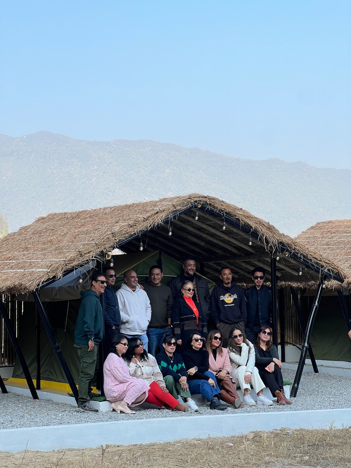 Glamping tents in the nature. — photo