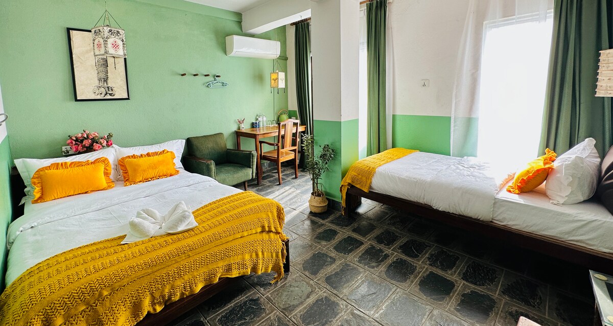 Hotel Darwin near thamel family room rooftop