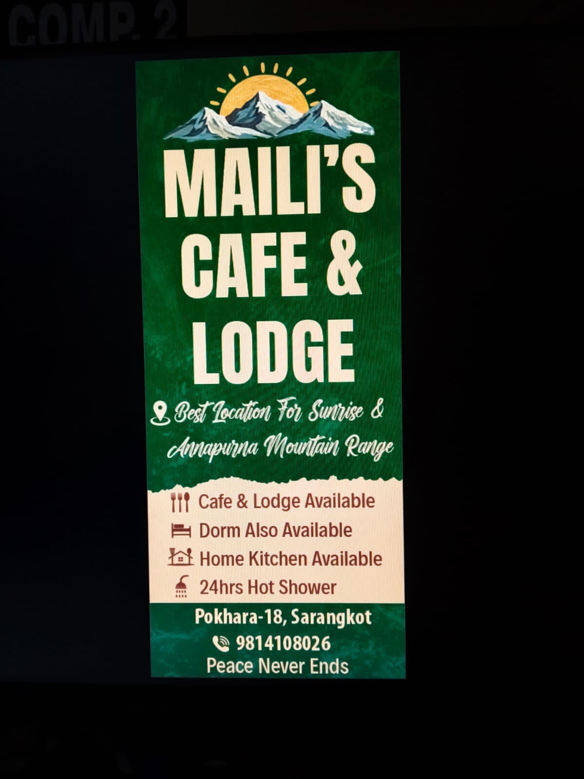 we are providing dormatry for bag packers. — photo