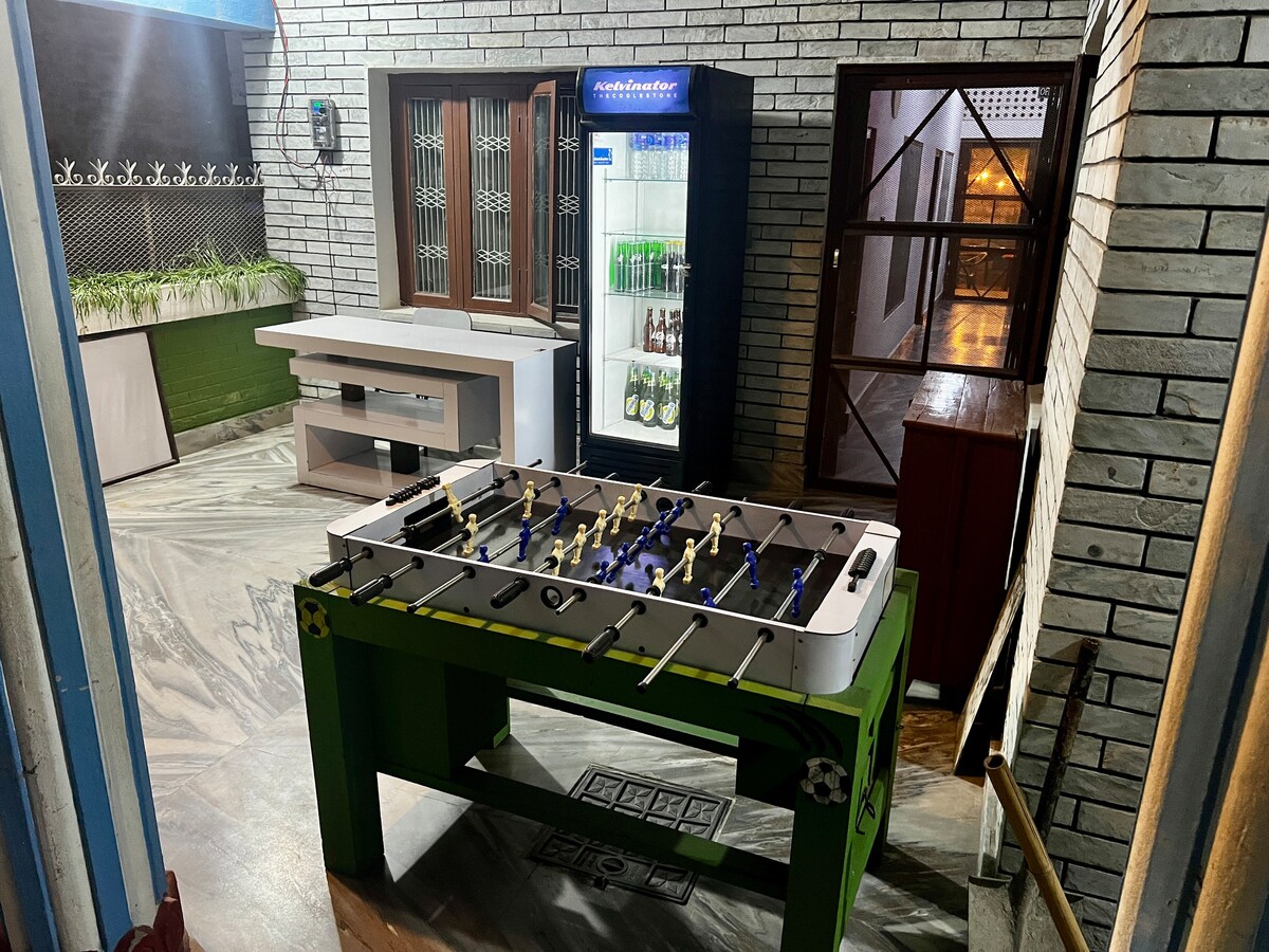 Queen size bed with A/C,garden — photo