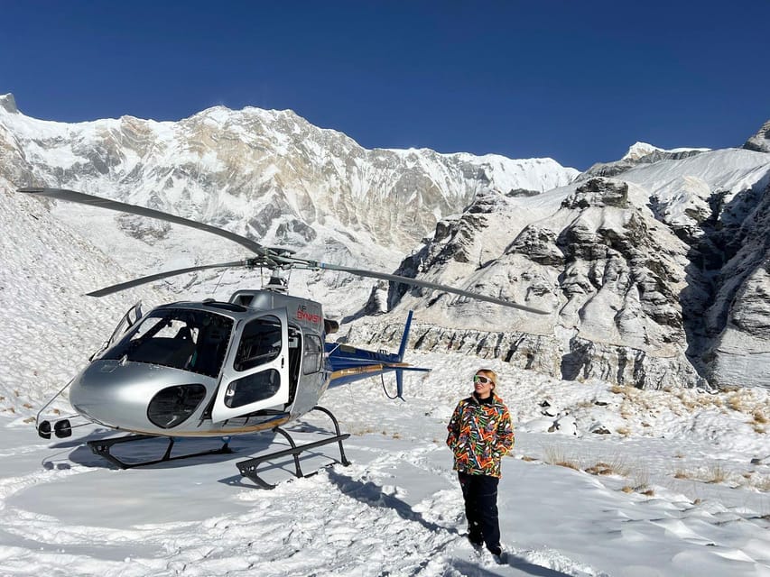 From Pokhara: Annapurna Base Camp (ABC) Helicopter Tour in Ghandruk
