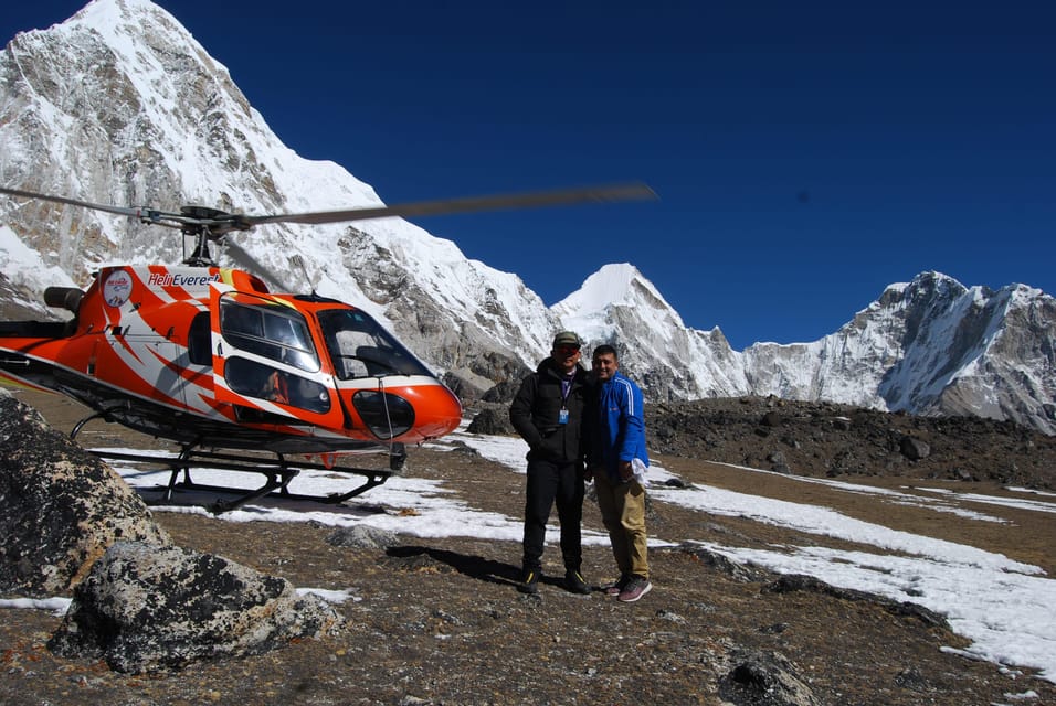 Everest Base Camp Helicopter Landing Tour From Tia 1 Day in Lukla