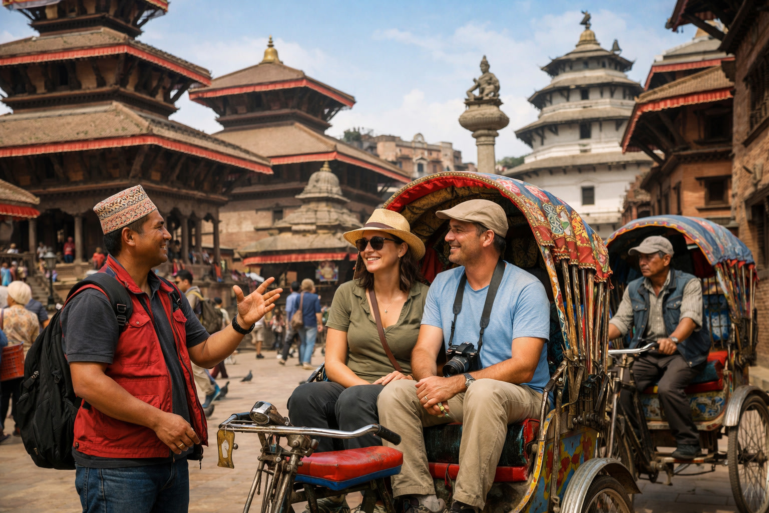 Kathmandu Old Town Half-Day Rickshaw Tour with UNESCO Site photo 2