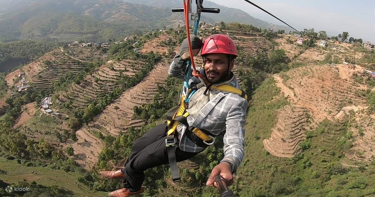 Dhulikhel Zip Line Experience from Kathmandu — photo 4